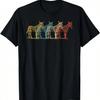 Maultier Vintage Retro Esel Pferd Hybrid Liebhaber 60er 70er Geschenk T-Shirt
