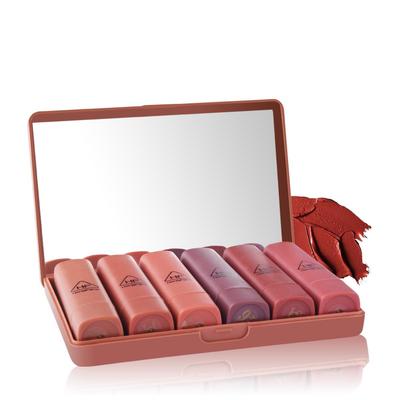 6Pcs/Set Big Pumpkin Colors Matte Waterproof Lipstick 9065B