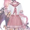 Fate Astolfo Cosplay Sailor Uniform With Butterfly Bow Japanese Student Socks