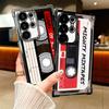 Vintage 90S Cassette Tape Pattern Soft Phone Case For Samsung Galaxy S26 Ultra S25 Edge S24 FE S23 Plus S22 S21 + S20 Plating An
