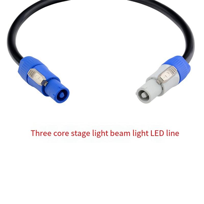 FORW-3 Core Power Connect Cable Power Cable For Moving Head Light Moving Head Light Extension Powercon Cable 1 Meter