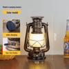 Rechargeable LED Camping Lantern - Dimmable, Handheld, Ideal for Outdoor Camping, Bars, Hotels, or Bedrooms.