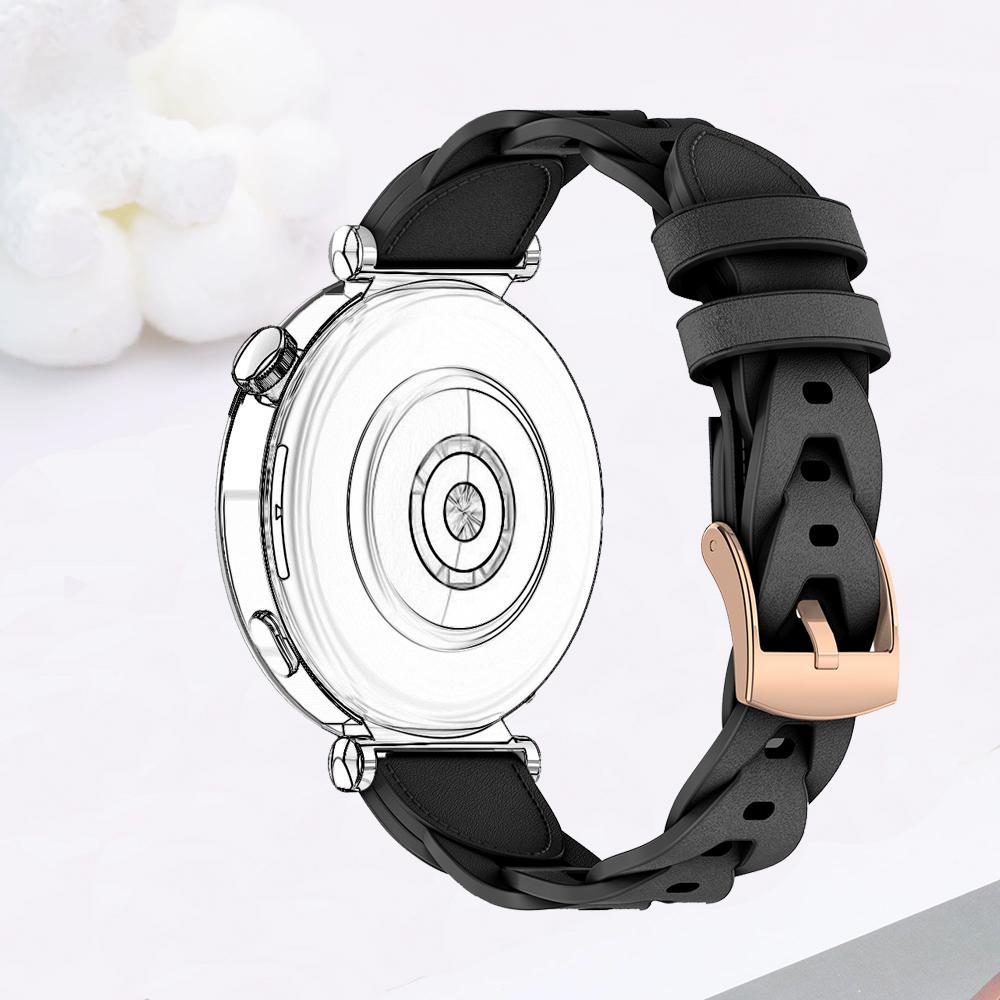 18MM Elegant Style Wristband For Garmin Watch Venu 2S 3S Smartwatch Accessories For Huawei Watch GT 6 5 4 41mm PU Leather Strap