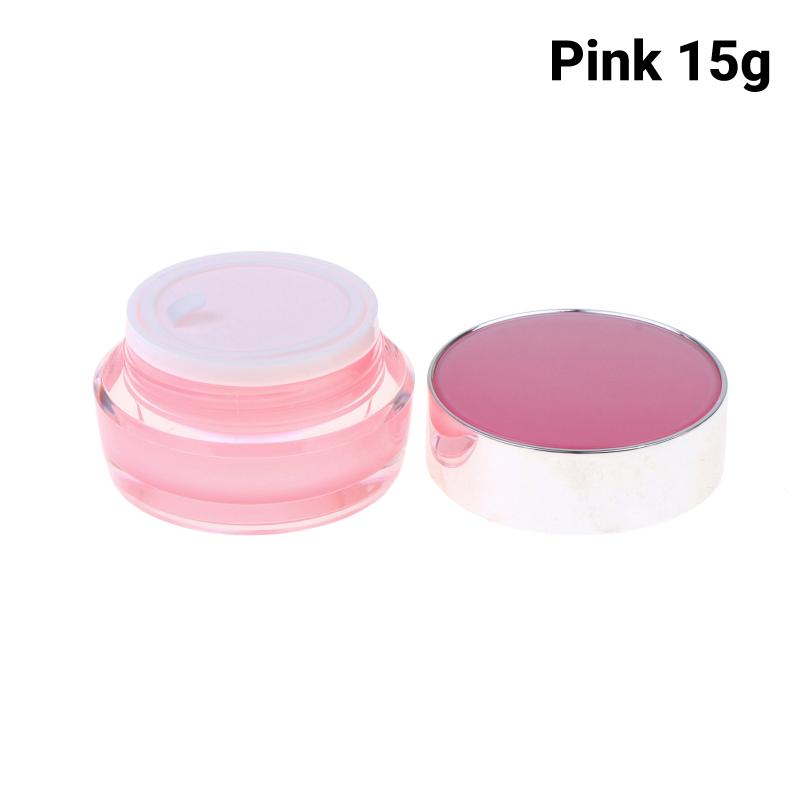 1Pcs Acrylic White Pink Purple Eyeshadow Box 5G-30G Eye Cream Jar Empty Face Cream Bottle Thickened Cream Box Cosmetic Container