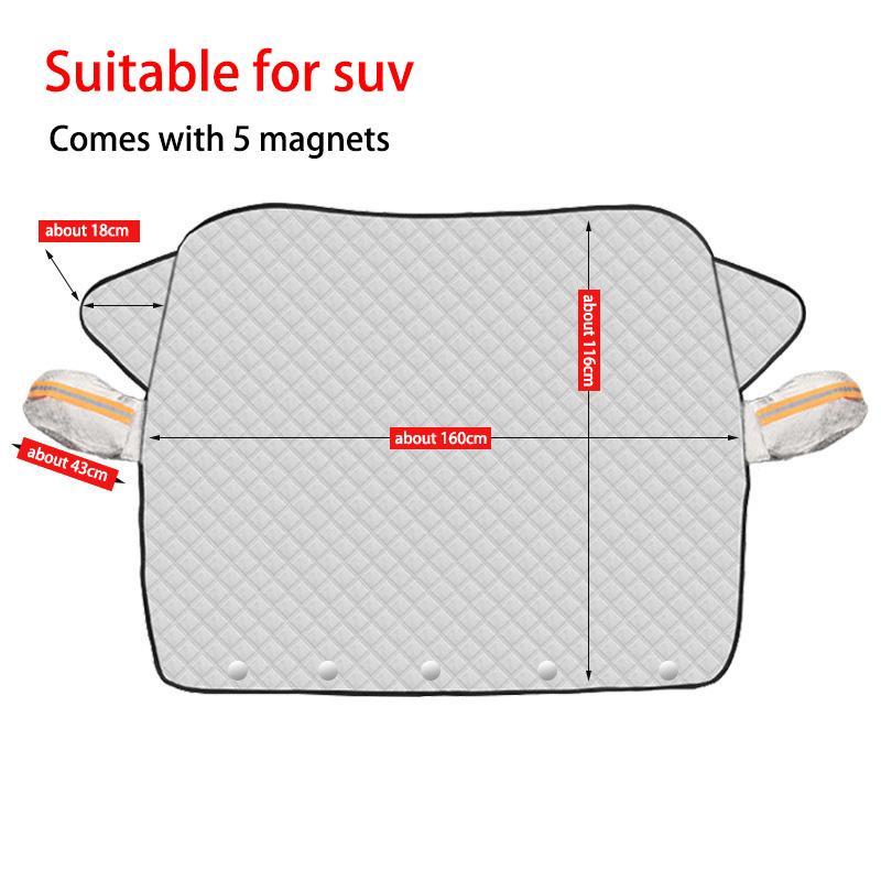 Car Windshield Snow Anti-UV Shield for Winter 1Pc Car Cover Front Window Anti Ice Frost Outdoor Protection Car Cover