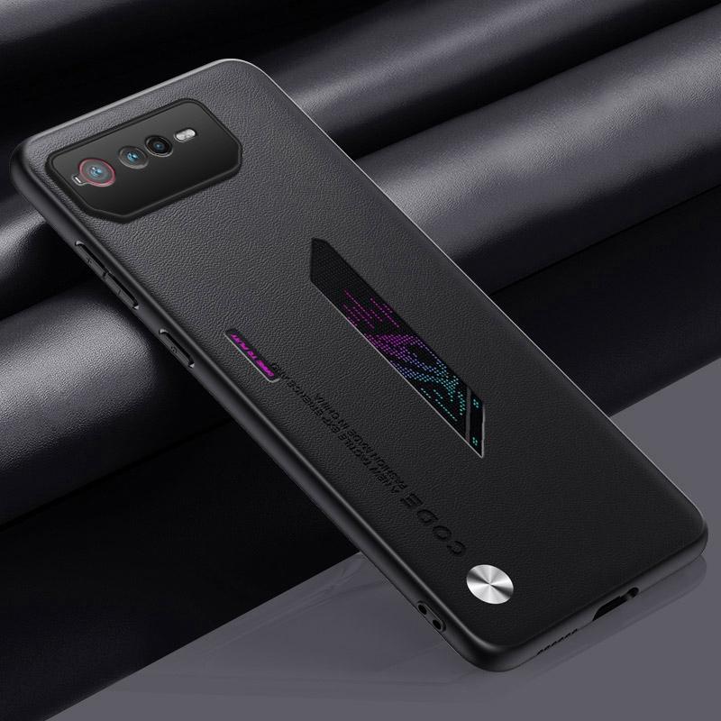 Luxury PU Leather Case For Asus ROG Phone 6 D 6D Back Cover Silicone Shockproof Protection Phone Case For Asus ROG Phone6 D 5G