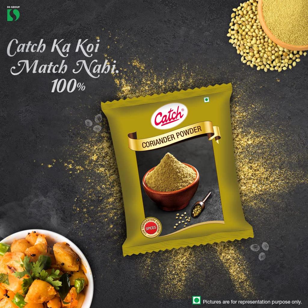 Catch Coriander Powder 200g Pack | Rich Aroma Dhaniya Powder For Curries, Vegetables & Gravies | Pure Freshly Ground Spice