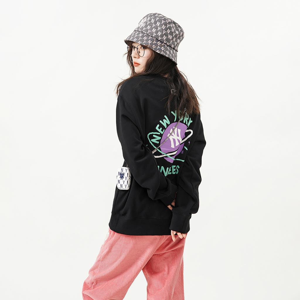 New MLB New York Yankees Sweatshirts Unisex Black 3AMTL0121-50BKS