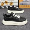 New Arrival Men's PU Leather Sneakers Comfortable Walking Shoes Casual Shoes Fashion Male Tenis Masculino Skateboard Footwear