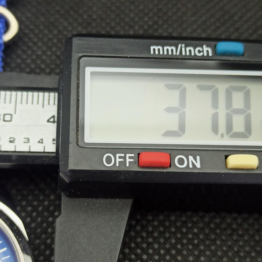 GEBRAUCHTE ORIS AUFZUG SCHWEIZER HERREN VINTAGE ARMBANDBLAU UHR 558b-a296837-1