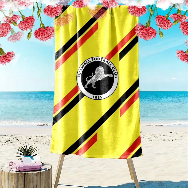Millwall logo Beach Towel, Large Soft Quick Dry Towel for Beach Camping Swimming