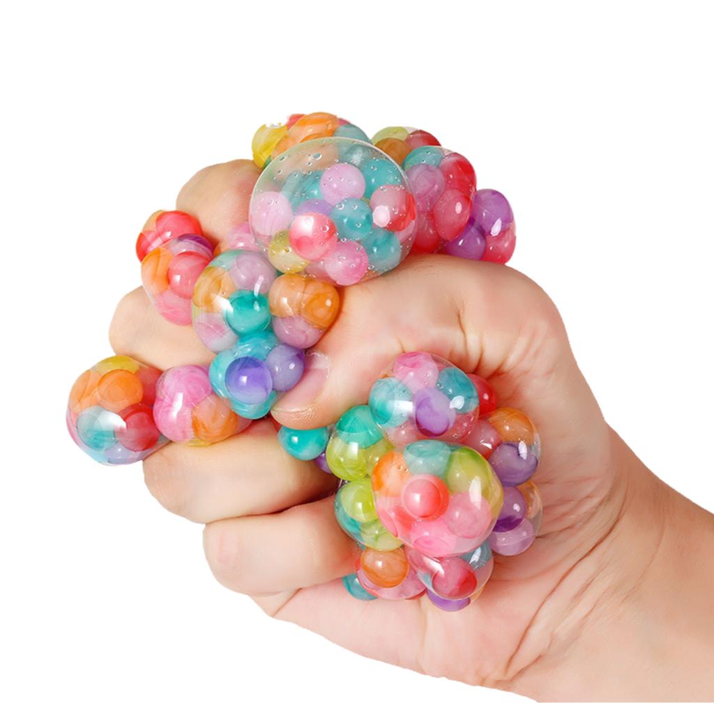 Kolorowa Gwiazdka Piłeczka do Ściskania Squishy 3D Zabawki Sensoryczne do Redukcji Stresu Anty-Lęk Fidget Toy dla Dorosłych z Nietoksycznego Materiału do Biura