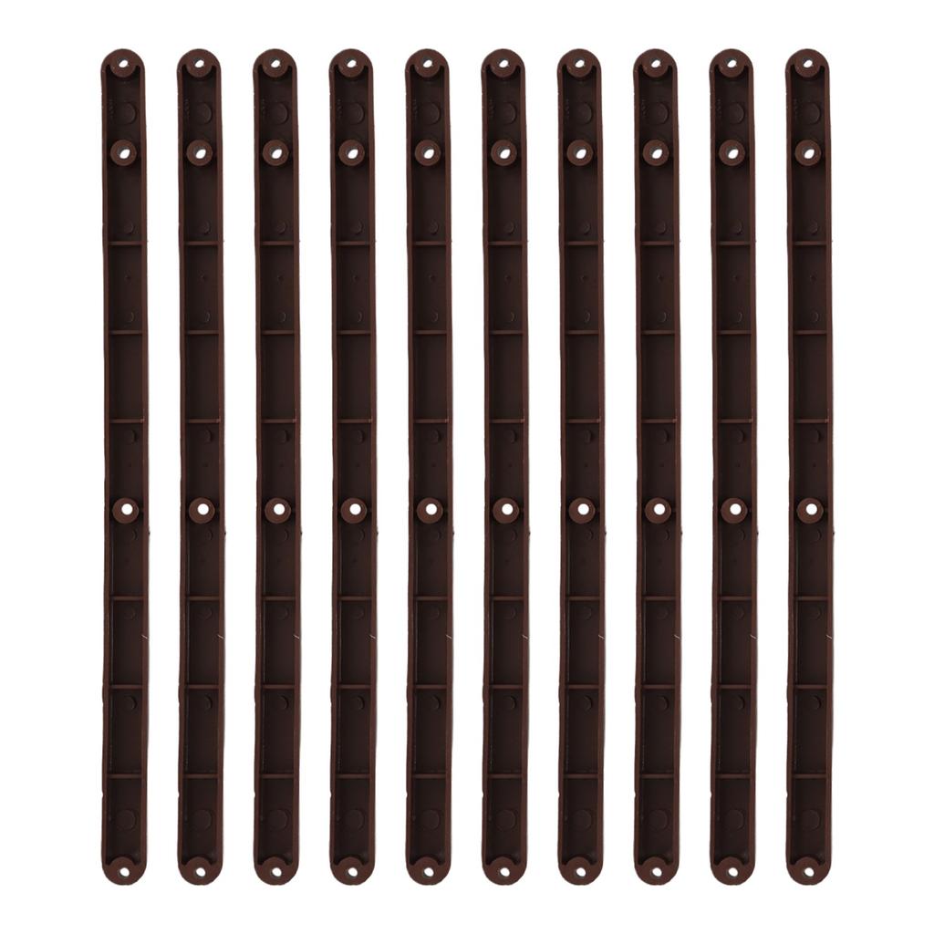 10 Pack Plastic Drawer Slides Replacement Draw Runners for Drawers and Pull Out Cabinets with Smooth Sliding and Noise Reduction
