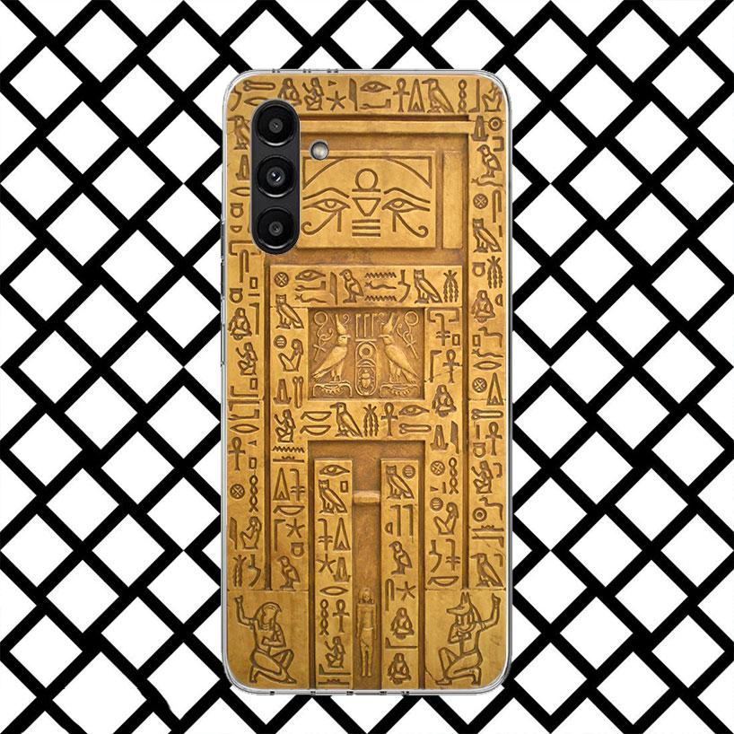 Egypt Nefertiti Anubis Pharaoh Phone Case for Samsung Galaxy A17 A37 A57 A16 A26 A36 A56 A15 A25 A35 A55 A14 A24 A34 A54 A13 A23