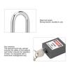 10 Sets 1.5in   Padlocks Steel Beam Insulated Anti Corrosion Lock for Industry Machine Manufacturing(Blue )