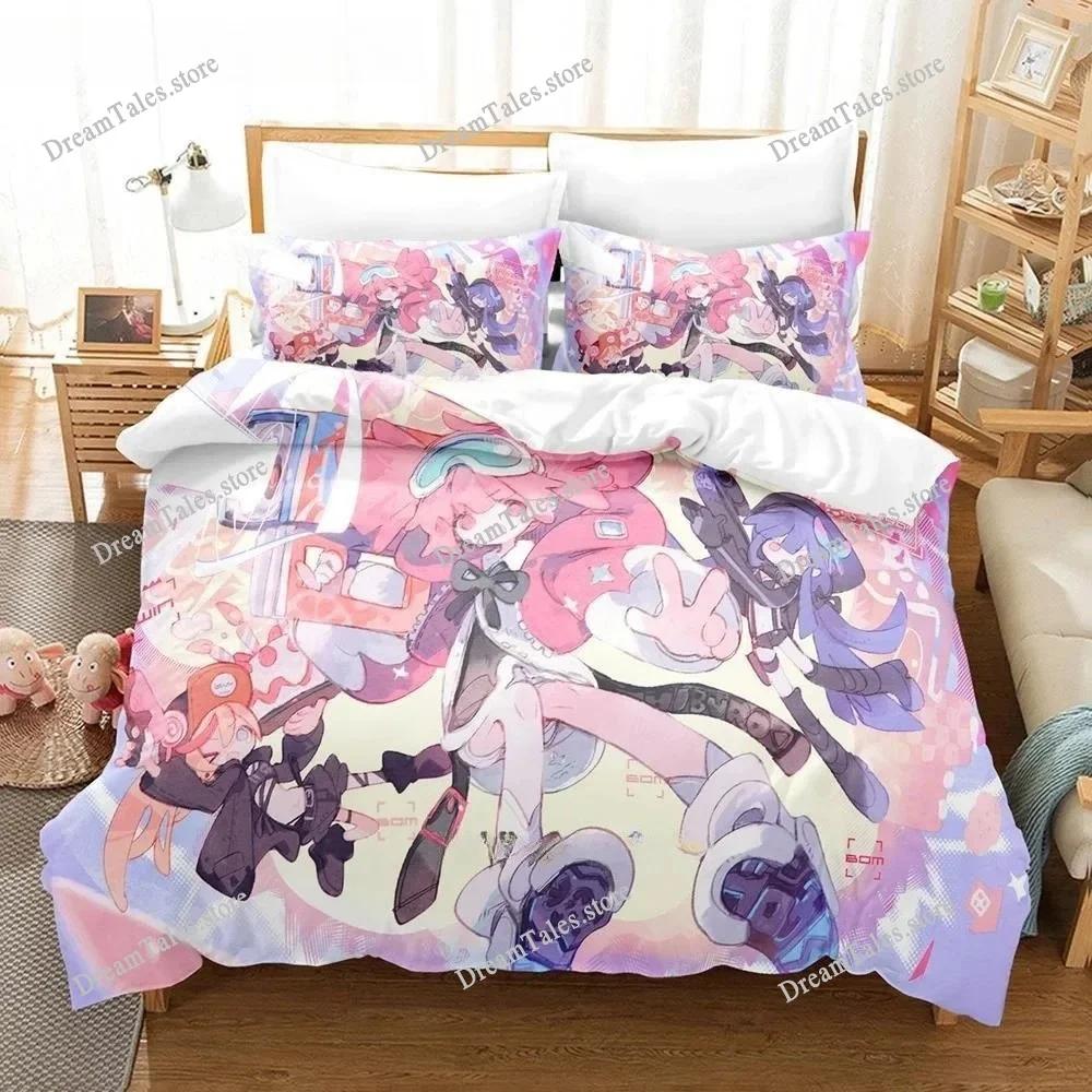 3D Print Music Game Muse Dash Bedding Set Duvet Cover Bed Set Quilt Cover Pillowcase Comforter King Queen Size Boys Adult369