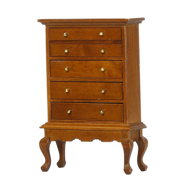 1:12 Dollhouse Miniature Mini Simulated Wooden Cabinet Lockers Tv Cabinet With Drawer Living Room Bookcase Furniture Model Toy