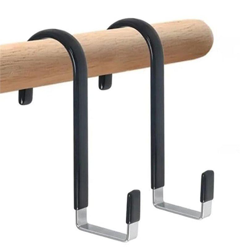 2025 Trend 12Pcs Organizer Hook Over The Door Hooks With Soft Rubber Pads- Rustproof Door Hangers