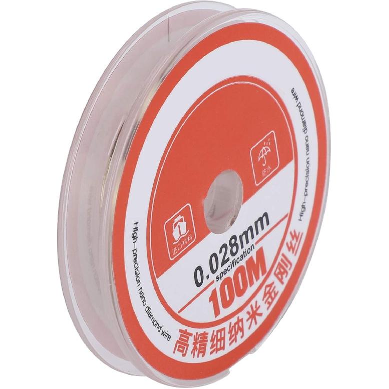 100m Diamond Wire Cutting Line 0.028mm LCD Screen Separation Wire LCD Screen Cutting Wire Mobile Phone Repair Tool for Screen Repair