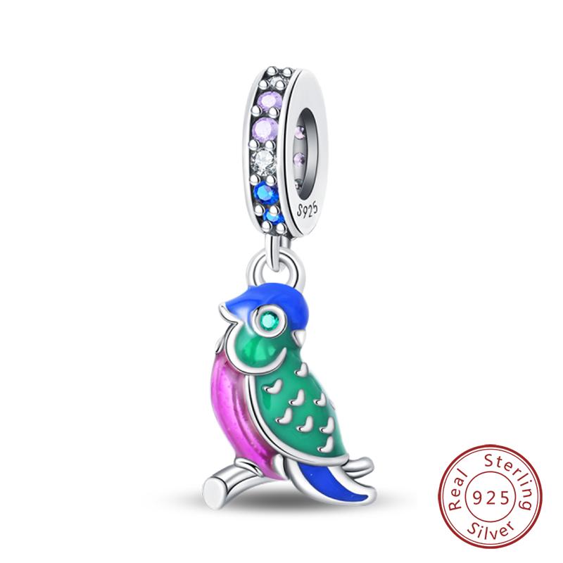 Copper Luminous Apple Lantern Elf Deer Pendant Balloon Rainbow Donut Charms Beads Fit Qikaola Bracelets Diy Jewelry