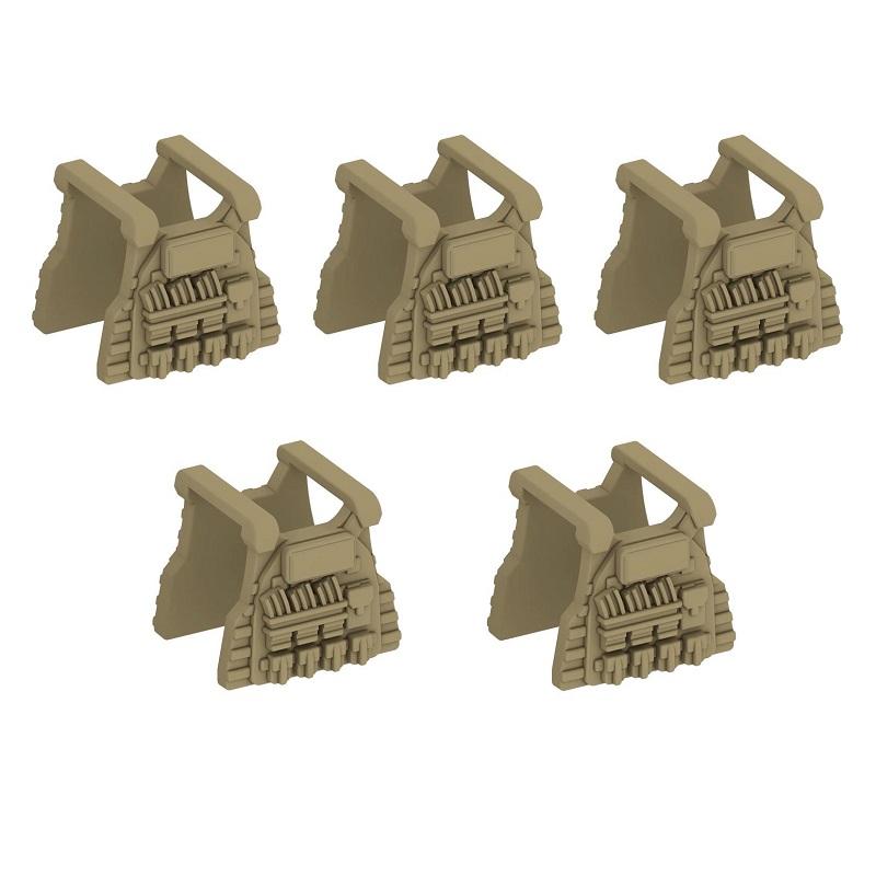 Non-Toxic Military Weapon Mini Action Figures Helmet Vest Soldier Special Forces Moc Diy Swat Army Police Parts Building Block Bricks Toys