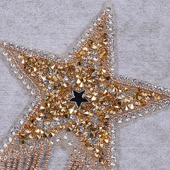Exquisite Clothes Patch Rhinestone Inlaid Anti-fade Decorative
