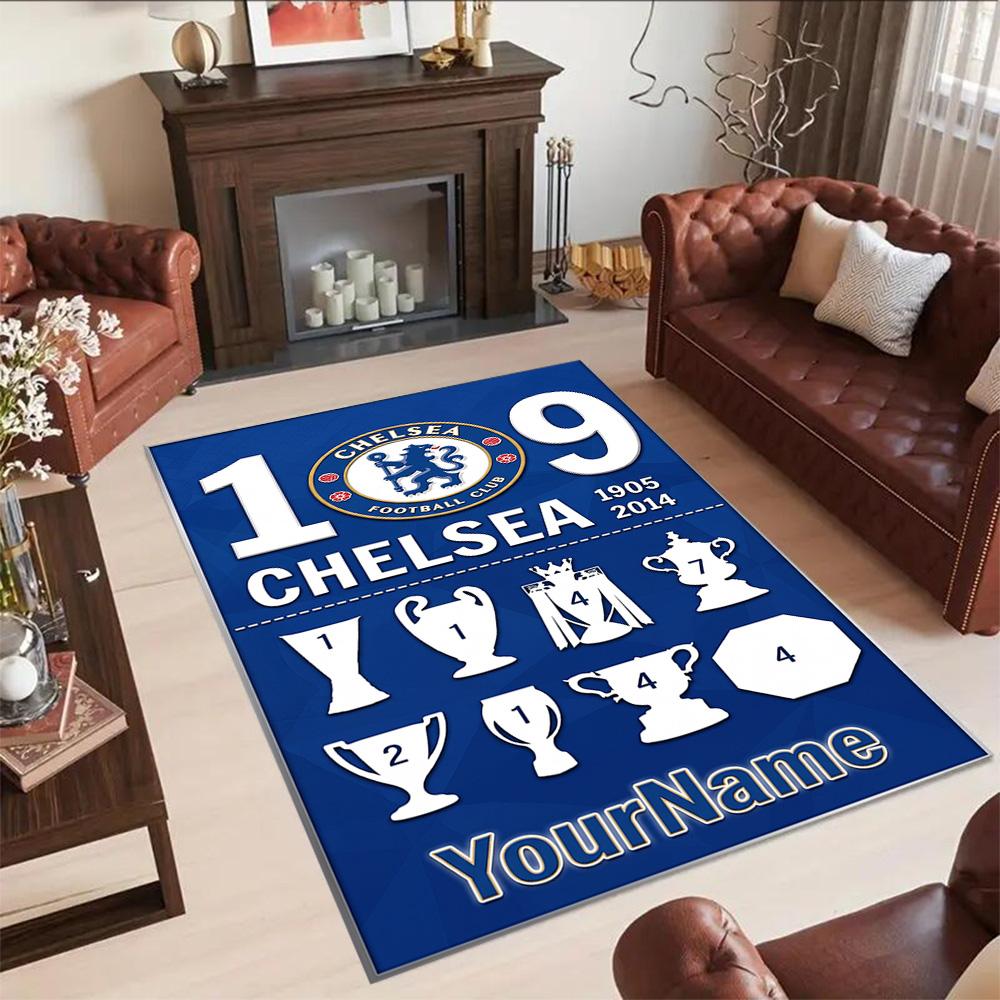 Chelsea Personalized Name Carpet Suitable for Foyer Bedrooms Playrooms Outdoor Anti-slip Rug Anime Office Decor Birthday/Christmas Gift