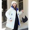 Wear Down Padded Jacket On Both Sides, Girls' Winter Clothes, Tooling Padded Jacket, Women's Mid-length Fashion, Loose Padded Jacket Trend