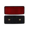 Red Bike Rear Reflector Taillight Plastic Battery Powered Rear Taillight