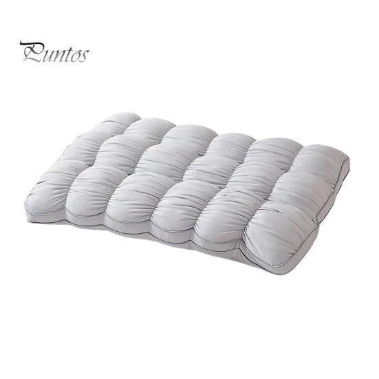 Cool Touch Bed Pillow Puff Sleeping Pillow, Soft Fluffy Cloud Breathable Quilted Grid Design, Machine Washable for Side And Back Sleepers Fresh Feel
