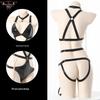 Erotic Anime Uniform: Open Crotch Bodysuit Lingerie Set