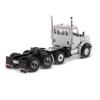 DIECAST MASTERS Maßstab 1/50 Kenworth T880 SBFA Tandem-Zugmaschine mit Schubachse in Metallic-Weiß (71058)