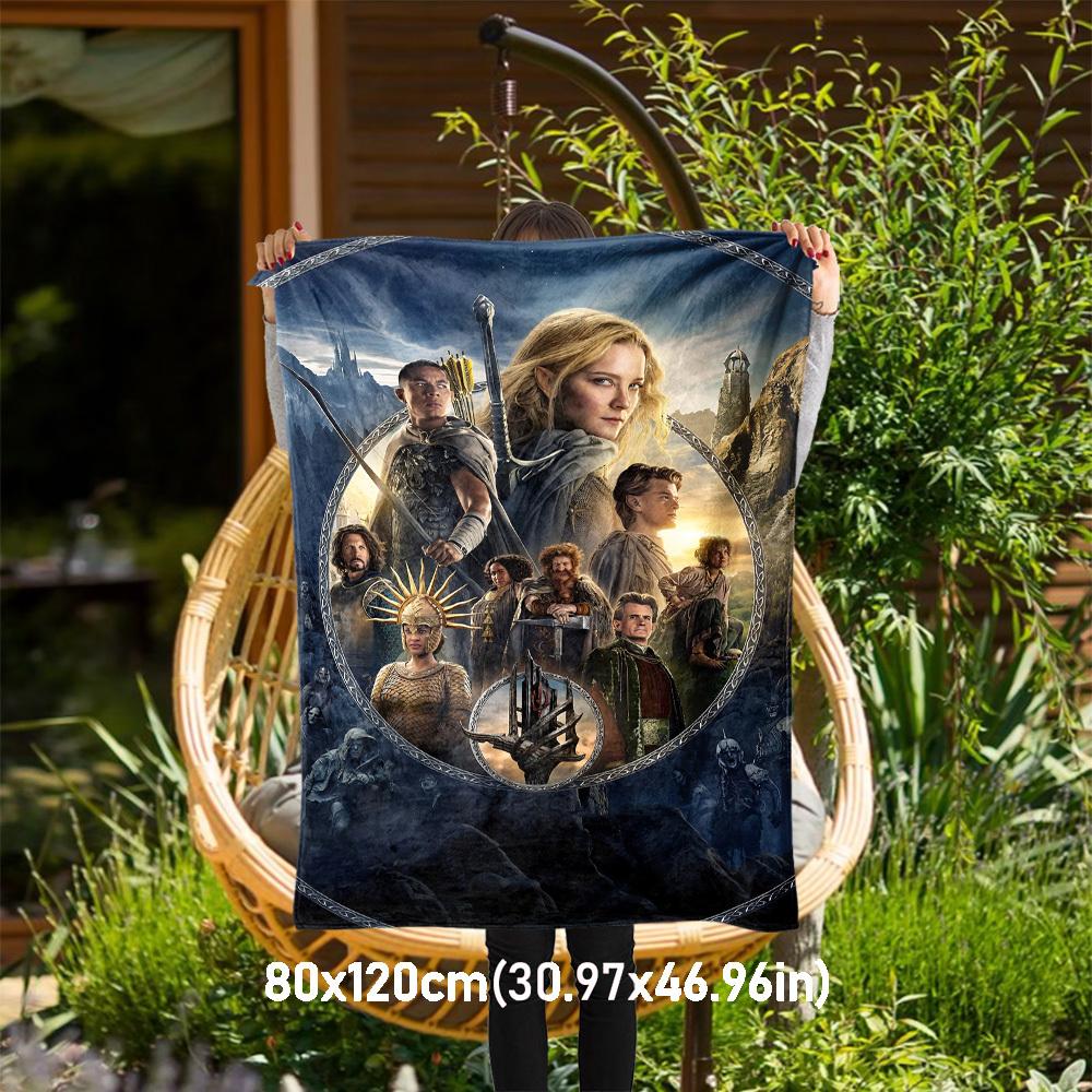1pc Fantasy Adventure Epic - Throw Blanket, Soft, Flannel Blankets, Living Room, All Seasons Use-1021184 80x120cm