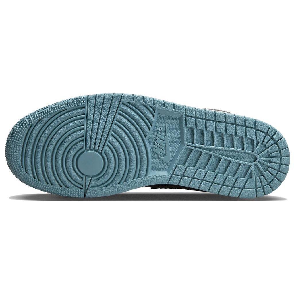 Jordan 1 Low SE Black Dark Obsidian Snakeskin Women's FJ5478-010