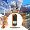 Handheld Digital Anemometer with Digital LCD Display for Measuring Wind Speed Temperature and Cold Temperature. Air Flow Meter
