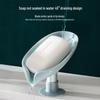 Leaf Drain Soap Holder – Punch-Free, Suction Cup, Water-Resistant Rack