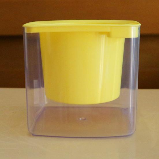 Samozavlažovací květináč Automatický zavlažovací květináč s absorpčním bavlněným provázkem Květináč pro uchovávání vody s drenážním otvorem pro pokojové a venkovní rostliny