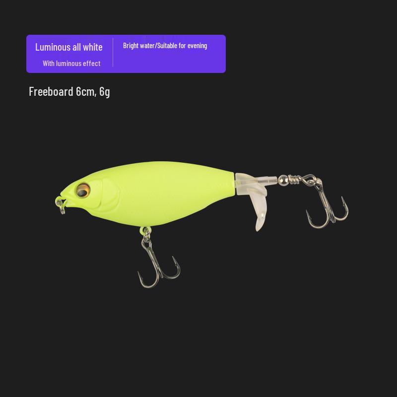 Nălucă Creion Plutitor cu Sistem Elică pentru Lansare Lungă Pescuit de Apă Dulce