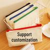 DIY Hand-Painted Zipper Pouch - Customizable Logo Cosmetic & Pen Storage Bag