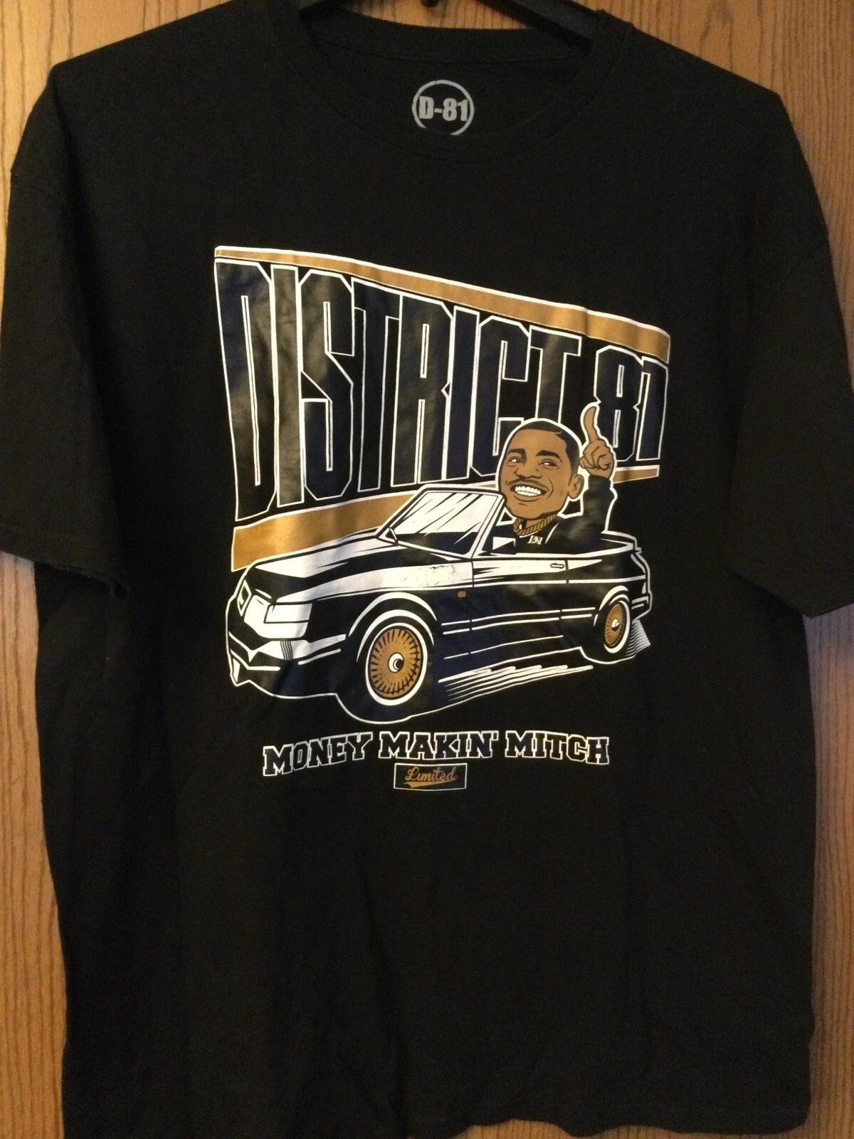 

District 81 - “Money Makin’ Mitch” - Black Shirt - XL L