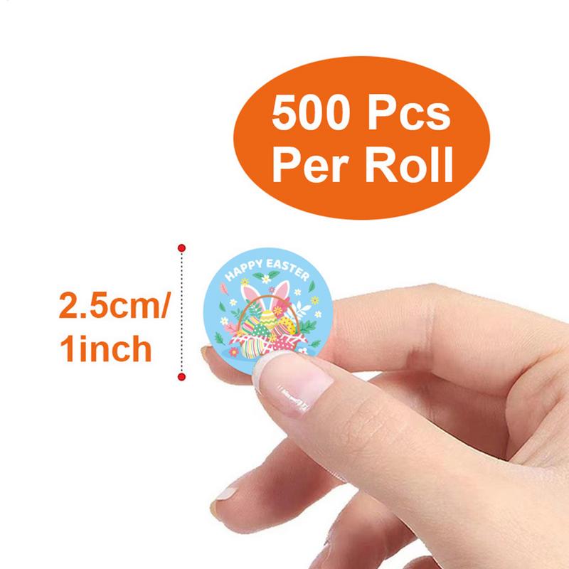 Cartoon Bastel Belohnungs Anreize Aufkleber Oster-Thema Cartoon Scrapbooking Aufkleber Klarer Druck Feiertags-Aufkleber für Kinder