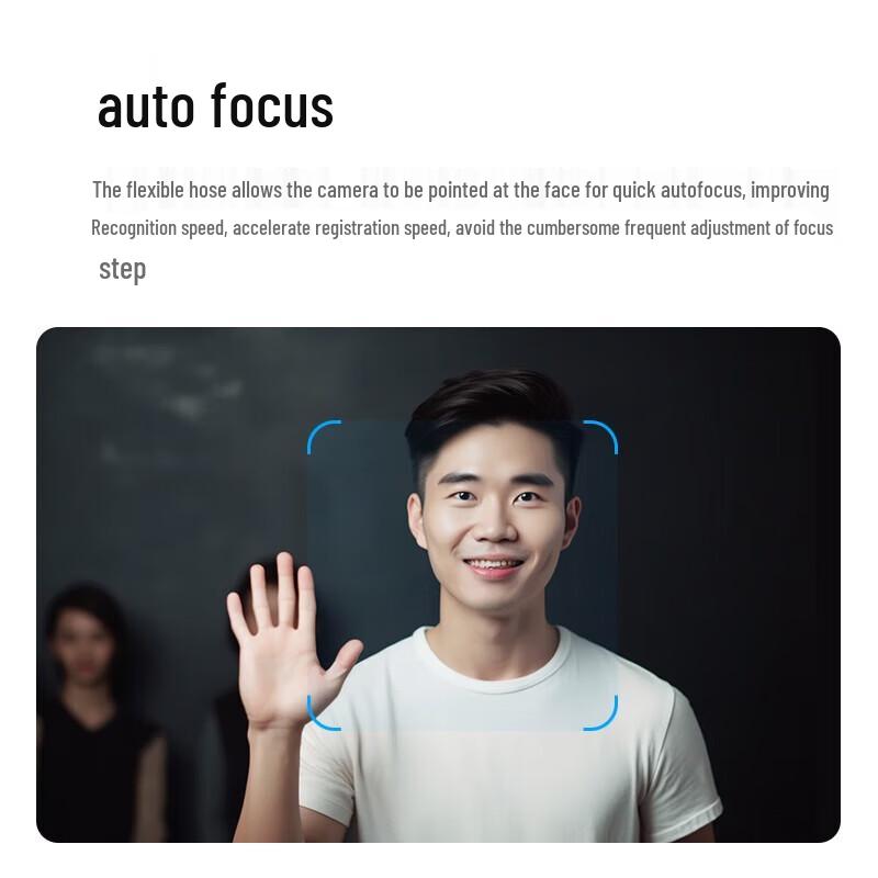 Aoni A25 1080P Face Recognition Webcam with Fill Light