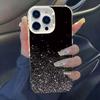 Black Sparkle Applies To Apple 17Promax Mobile Phone Case iPhone15/14/13 European and American 16Promax Trend