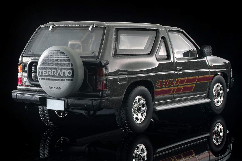 Tomica Limited Vintage Neo Scale Nissan Terrano R3M with Optional Finished Product 1/64 LV-N63d Parts, Gray,