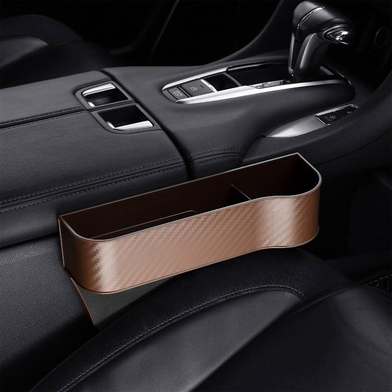 Car Seat Crevice Gaps Storage Box Seat Organizer Gap Slit Filler Holder For Wallet Phone Cigarette Slit Pocket Car Storag Box