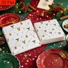 20pcs Disposable Napkins with Christmas Elements Pattern Print for Wedding,Parties,and Daily Use for Thanksgiving Fall Christmas Table Decoration