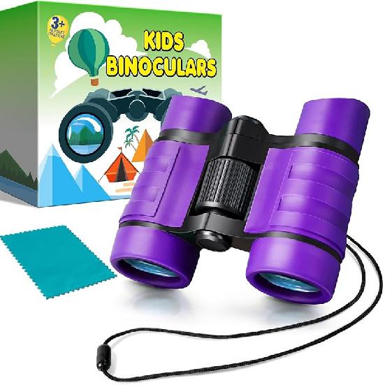 Kids Binoculars for Ages 3-12, Outdoor Exploration Toys - Perfect for Bird Watching, Camping, and Outdoor Activities