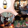 Garden Solar Lanterns Solar Lanterns Outdoor Waterproof Lighting Flickering Flame Design USB Charging Ornament for Tree Branches