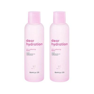 Dear Hydration Skin Softening Toner 200ml X2 – Pink Moisture Toner with AHA & Aquaxyl