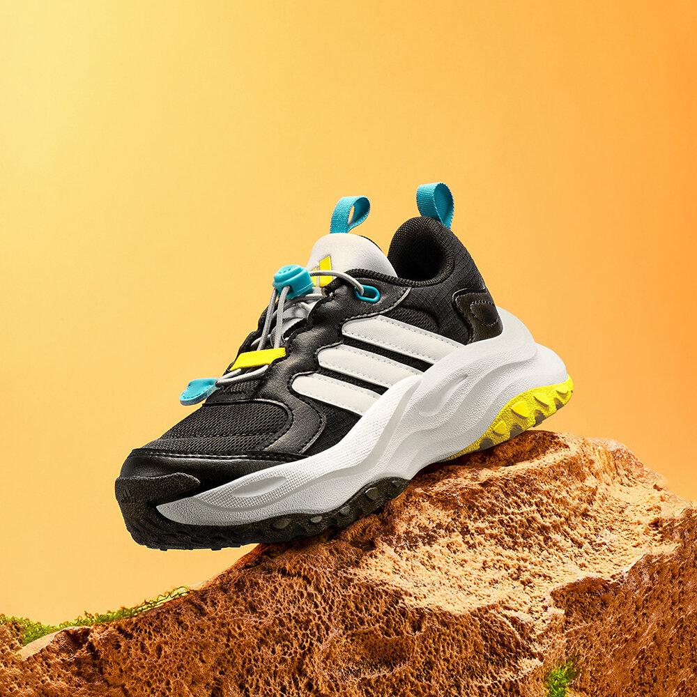 adidas Maxxwavy K Black Carbon Aqua Yellow 29